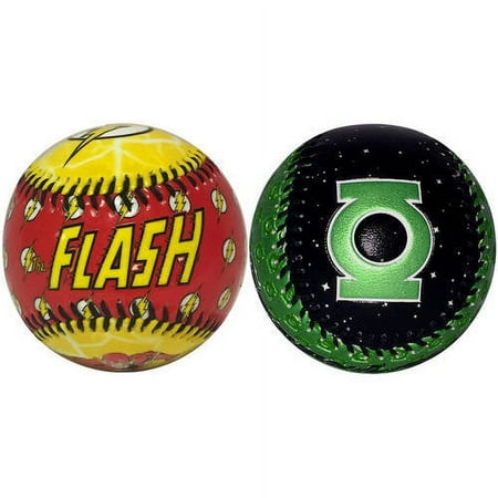DC Comics The Flash & Green Lantern Baseballs 2 pc Box