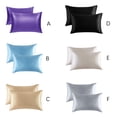 thumbnail image 4 of Billuyoard 2 uds funda de almohada de satén de seda Artificial funda de almohada para dormir en el hogar Juegos de cama dos Billuyoard HA003600-02, 4 of 6