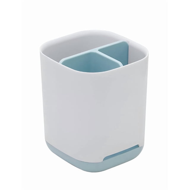 Organizador Porta cepillo Xtellar De Dientes Y Para Pasta Dental Color Azul Cielo Con Blanco