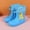 Sky Blue, variant on Girls Rain Boots With Removable Cute Bunny Dinosaur Design Soft Sole Toddler Kids Boots For Daily Wear Spring Summer Fall Toddler Princess Bootsâ 18-24 Months