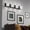 Black, variant on LIGHTINN 4-Light Bathroom Vanity Light Modern Acrylic LED Bathroom Light 28.3inch Wall Light LED 6000K White Bathroom Lighting (Black)