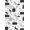 Gray, Pattern 8, variant on ODIKA 4'x6' Blue Abstract Diagonal Striped Washable Area Rug Modern Geometric Design with Dynamic Non-Slip, Chair-Friendly, Flatwoven for Home Office, Under Desk
