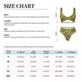 thumbnail image 4 of Kdxio Squirrel And Fox In The Forest Print Women's 2 Piece High Waisted Wrap Spaghetti Strap Summer Swimsuit Bikini Set-Medium, 4 of 7
