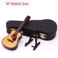 thumbnail image 1 of Mini Modèle Miniature de Guitare Folk Angle Mini Instrument de Musique en Bois Collection de Modèles M: Guitare Acoustique 16CM Angle Complet, 1 of 8