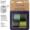 thumbnail image 6 of The Beadsmith S-Lon Bead Cord – .5 mm Nylon Cord, 4-Pack, Fresh Herbs Mix, TEX210, 77 Yards, 6 of 10