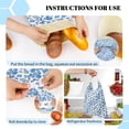 thumbnail image 3 of Bolsas para pan EHZYP 43 x 33 cm reutilizables forradas con cera de abeja, pack de 2, 3 of 7