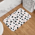 thumbnail image 6 of Crystal Velvet Floor Mat 23.6x15.7in Square Lock Edge Easy Cleaning Using Woven Technique Corrosion Resistant Bottom Drop Plastic Simple Cow-Print Pattern1_2, 6 of 7