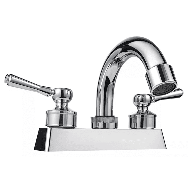 Llave Mezcladora Solvex Grifo Zinc Plateado