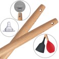 thumbnail image 3 of Herramientas y gadgets para curry Juego de utensilios de cocina/madera maciza, 3 of 5