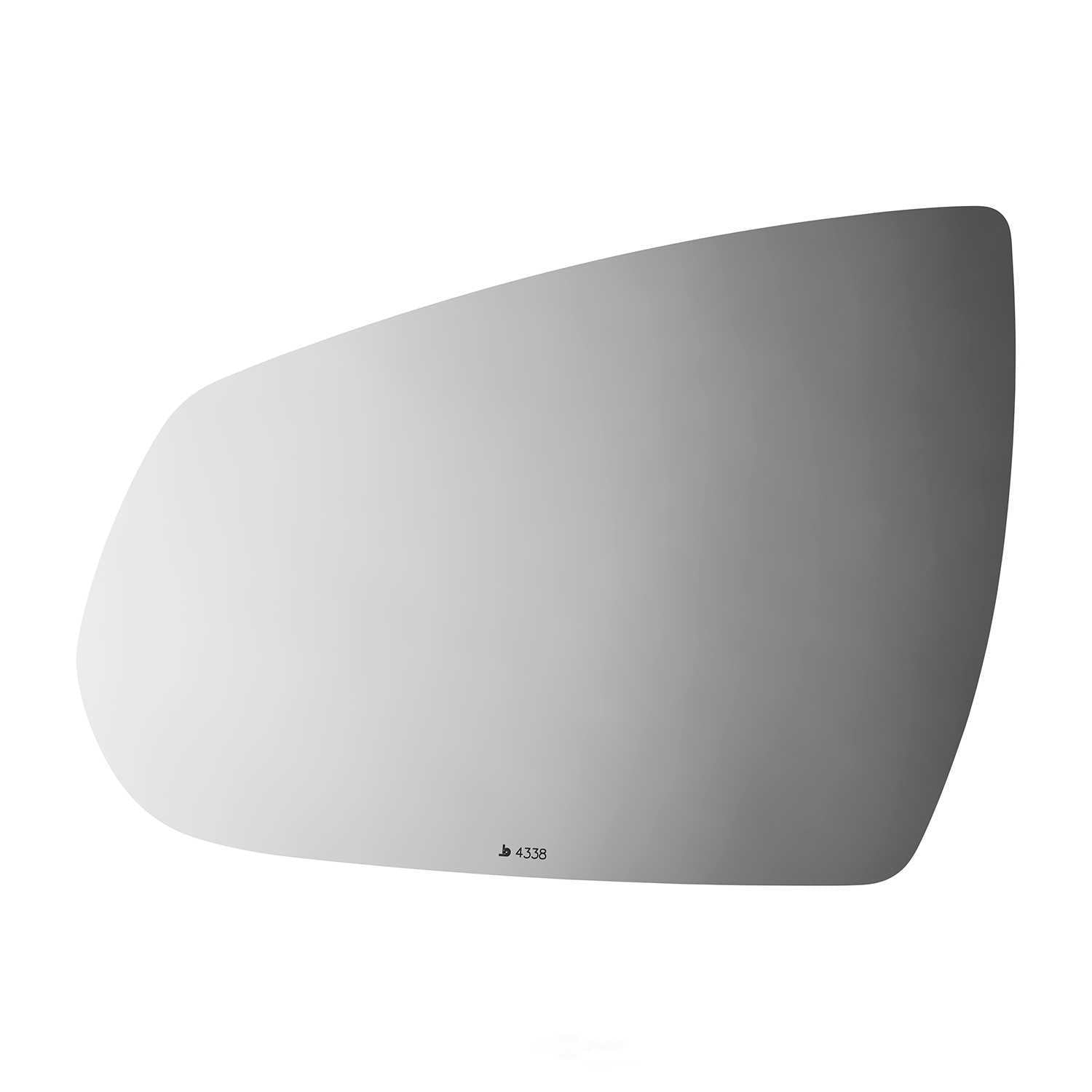 Burco Side View Mirror Replacement Glass - Clear Glass - 4338