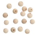 thumbnail image 2 of DIY Loose Beads 100 Pcs Wooden Beads Ideal For Crafting Jewelry Accessories And Tree Ornaments, 2 of 3