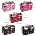 thumbnail image 1 of facefd Women Multifunction Portable Double Zipper Travel Cosmetic Handbag Organizer Handbag, 1 of 6