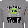 thumbnail image 4 of Inktastic Lacrosse is My Favorite Season Long Sleeve T-Shirt, 4 of 5