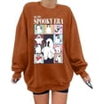 thumbnail image 7 of 2025 New Women's Tops Sweatshirt Halloween Pumpkin Long Sleeve Pullover Sweatshirt, 7 of 7