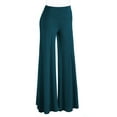 thumbnail image 3 of Made by Johnny Women's Chic Palazzo Lounge Pants XXXXL TEAL, 3 of 6