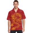 thumbnail image 3 of Camisas hawaianas con estampado 3D de cactus y manga corta para hombre, camisas playeras hawaianas informales con botones, blusas y camisas extragrandes para hombre, 3 of 5
