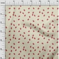 thumbnail image 2 of oneOone Organic Cotton Poplin Twill Fabric Raspberry Fruit Printed Craft Fabric BTY 42 Inch Wide, 2 of 4