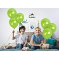 thumbnail image 4 of Pearl Lime Green Balloons - 12 Inch Latex Balloons - 72 Pack, 4 of 8