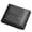 black, variant on Mens Wallet Genuine Leather RFID Blocking Large Capacity Trifold Wallet for Men with 13 Card Holders
