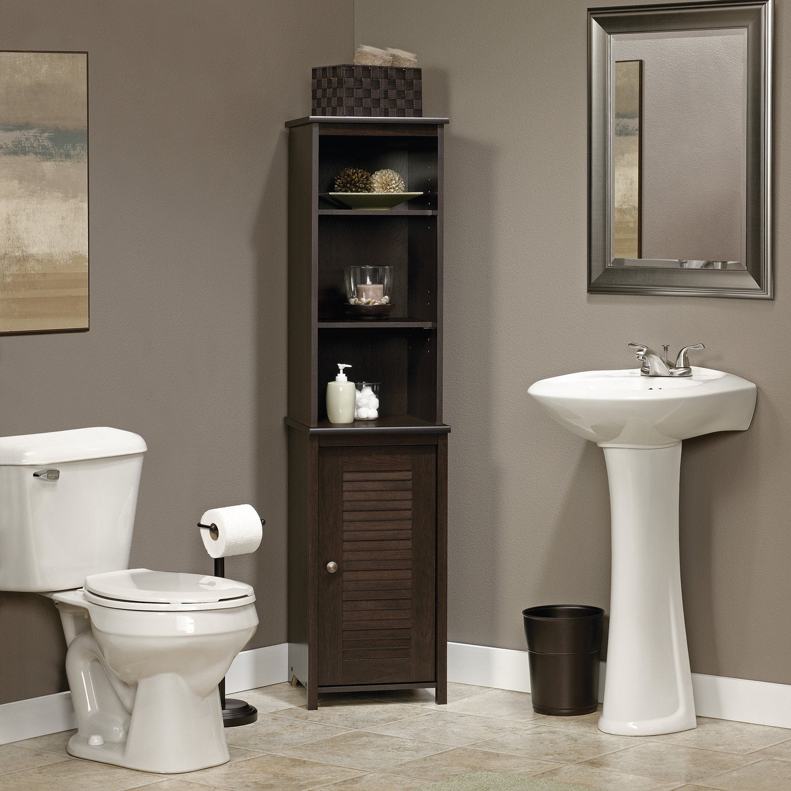 Sauder Peppercorn Linen Tower Com