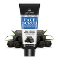 thumbnail image 2 of Exfoliante corporal, exfoliante corporal, exfoliante facial de carbón para hombres, elimina puntos negros, exfolia, hidrata, limpia profundamente y contiene 80 g de crema hidratante., 2 of 5