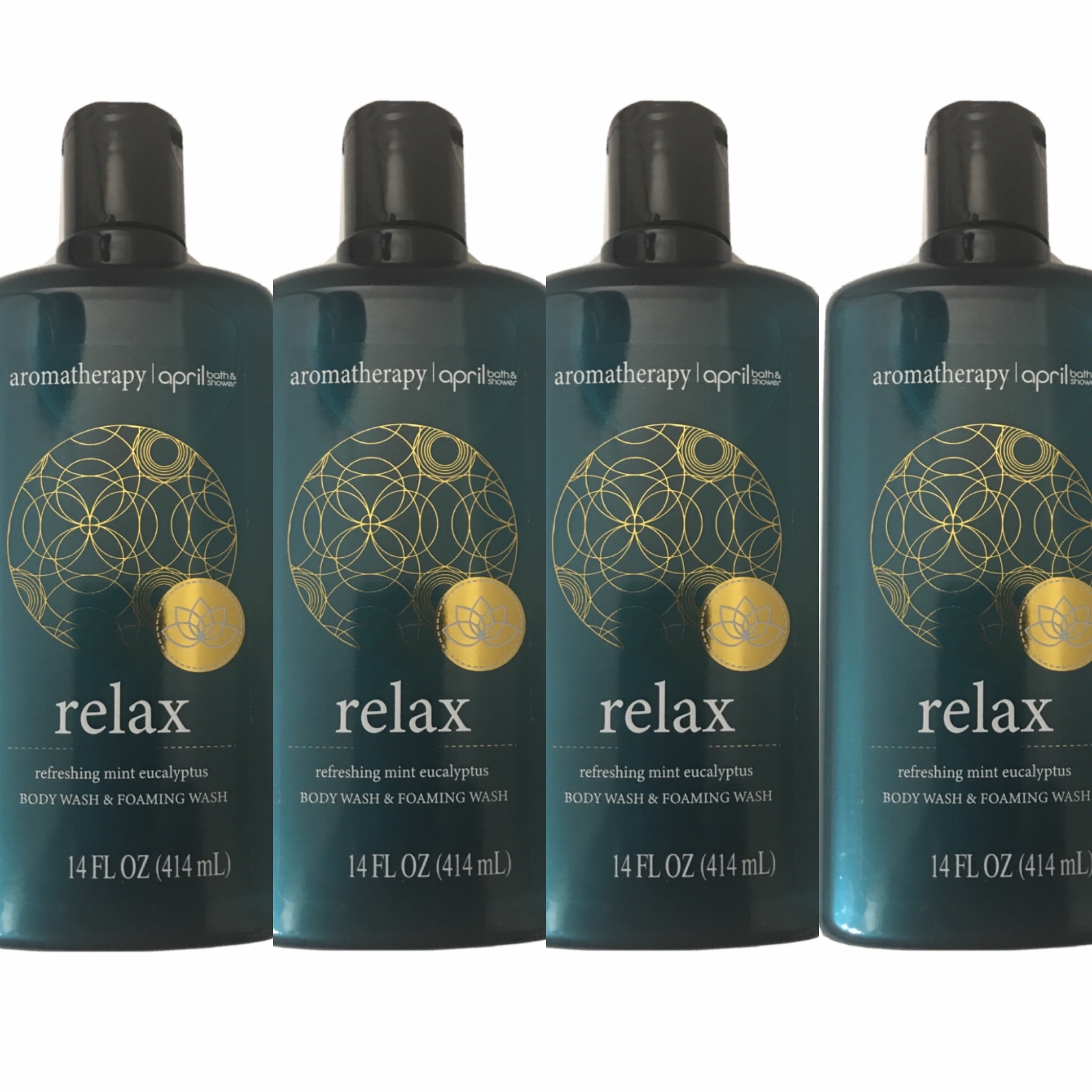 4 Aromatherapy Relax Refreshing Mint Eucalyptus Body Wash And Foaming