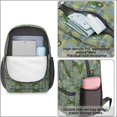 thumbnail image 4 of Tractor and Tractors Blue Pattern 17" School Backpacks for Teens,Waterproof Oxford Fabric,S-Shape Padded Straps for School,Travel,Hiking,Camping, 4 of 6