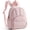 Pink, variant on Mini Backpack for Women, Lightweight Puffer Small Backpack Purse, Quilted Casual Travel Daypack, Cute Water-Resistant Bookbag for Daily, Black