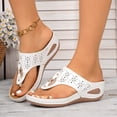 thumbnail image 6 of Lovskoo Platform Flip Flops for Women, Arch Support Cushion Thong Sandals, Thick Sole Pillow Slippers, Non-Slip Summer Beach Shoes, 6 of 6