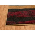 thumbnail image 2 of Designer Home Regal Area Rug 750-04550 Shadows Brown Boxes Waves 1' 10" x 3' Rectangle, 2 of 4