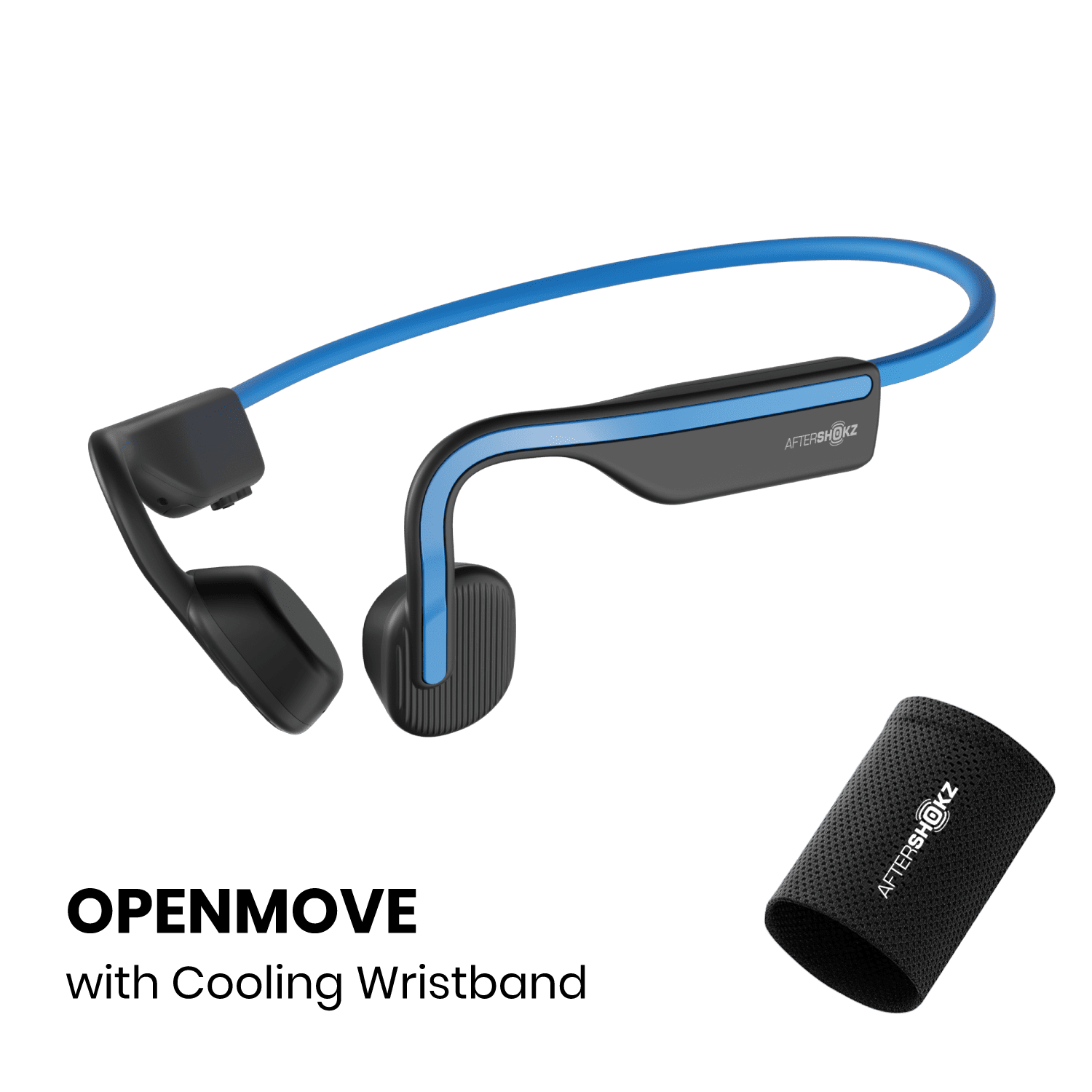 AfterShokz OpenMove Bone Conduction Headphones Wireless Bluetooth 