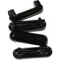 thumbnail image 2 of 1/2" x 1-3/4" Racetrack Dome Insert for Patio Chair Glide Black 8pcs, 2 of 2