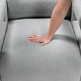 thumbnail image 5 of Modern Accent Chair In Gray Boucle, 31.5" Width, Foam Padding, Base Comfortable With 22.5" Seat Depth, Plywood, 5 of 5
