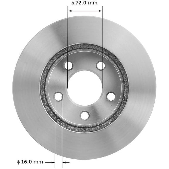 BENDIX PREMIUM PRT5075 - Disc Brake Rotor Fits select: 1998-2003 FORD RANGER, 1995-2000 FORD EXPLORER