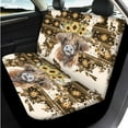 thumbnail image 3 of Uorisanigo Highland Cow Sunflower Auto Accessories Set 14 Pcs with Cars Seat Covers and Steering Wheel Cover Seat Belt Pads Armrest Cover and Water Cup Pad Soft Universal Fit for Car SUV, 3 of 6