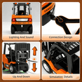 thumbnail image 5 of 1/64 Remote Control Forklift, 2.4G Alloy Mini RC Forklift Truck with Cargo Hook Controller Forks Pallet, 10Km/H RC Construction Vehicle Indoor Outdoor Toy Gift for Adults,Kids, 5 of 7