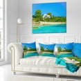 thumbnail image 2 of Designart House on the Island of Cyprus - Landscape Wall Throw Pillow - 18x18, 2 of 4