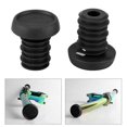 thumbnail image 2 of 1 paire d'embouts de guidon antidérapants en caoutchouc pour VTT et trottinette (22,2 mm) (noir), 2 of 4
