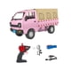 thumbnail image 2 of Coche de juguete RC 1/16, camión de juguete para practicar, desarrollar la inteligencia, juguete de aprendizaje, vehículo de dibujos animados, juguete Rosa, 2 of 9