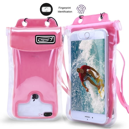 Floatable IPX8 Waterproof Phone Pouch, Waterproof Case Underwater Dry Bag for iPhone Xs Max/XS/XR/X/8/8P, Galaxy S9/S9P/, Google Pixel/HTC/Huawei,