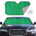 thumbnail image 2 of Haiem Forestgreen Car Windshield Sun Shade - Blocks UV Rays Sun Visor Protector, Sunshade to Keep Your Vehicle Cool, Universal Fit SUV Van Sedan-Medium, 2 of 7