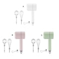 thumbnail image 3 of Yuarrent Batidor de huevos eléctrico Mezclador inalámbrico recargable Batidora ajustable Batidora para hornear Accesorios de cocina para el hogar Cocina y Comedor Verde Yuarrent HA059934-03B, 3 of 6