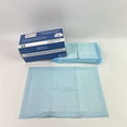 thumbnail image 4 of JRTGI  Disposable absorbent pads for lining pet crates,Leak-Proof Dog and Puppy Potty Training Pee Pads with Quick-Dry 5-Layer Super Absorbent Surface, Regular Size 22x22", Blue & White, 4 of 7
