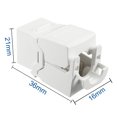 thumbnail image 4 of Paquete de 8 conectores CAT6, módulo Ethernet RJ45 Cat 6 no apantallado 10G, 4 of 7