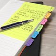 thumbnail image 1 of LNGOOR 1pc Office Supplies Sticky Divider Board With Bright Colored Memo Pad And School Note Index Tab  Suitable For Students And Adults‘ Study Supplies, 1 of 7