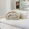 thumbnail image 6 of Minky Designs Crème Brulee Minky Blanket – Ultra Soft Faux Fur Throw Blanket for Couch, Bed & Home – Fluffy, Warm & Luxurious – Chic Collection (Medium, 50x60), 6 of 7