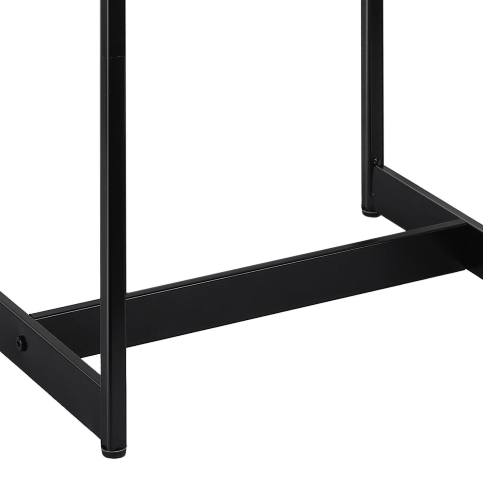 Oumilen Black Modern Bedroom Nightstands Set of 2 - Narrow Side Tables