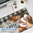 thumbnail image 4 of Happy Thanksgiving Fall Pumpkin Large Gaming Mouse Pad Extended Desk Mouse Pad with Stitched Edges, Non-Slip Base, Water Resist Keyboard Pad for Gamer, Office & Home, 31.5 X 11.8 in, 4 of 7