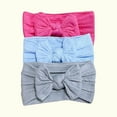 thumbnail image 6 of Quaouag Baby Girl Bows Nylon Headbands Jacquard Design for Newborn Infant Toddler Little Girls, 6 of 6