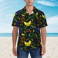 thumbnail image 2 of Balery Game Play Camisas hawaianas de manga corta para hombre, camisas playeras de corte holgado, camisas de vacaciones con botones,XX-Large, 2 of 7